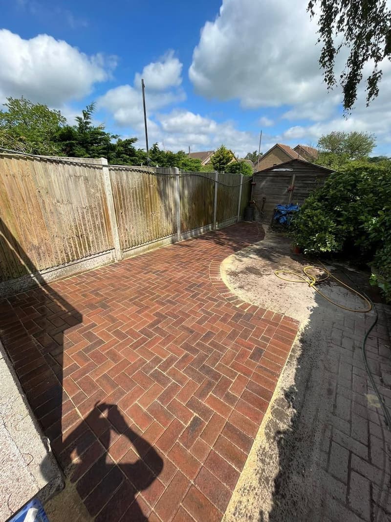 Professional block paving driveway installation in Orpington
