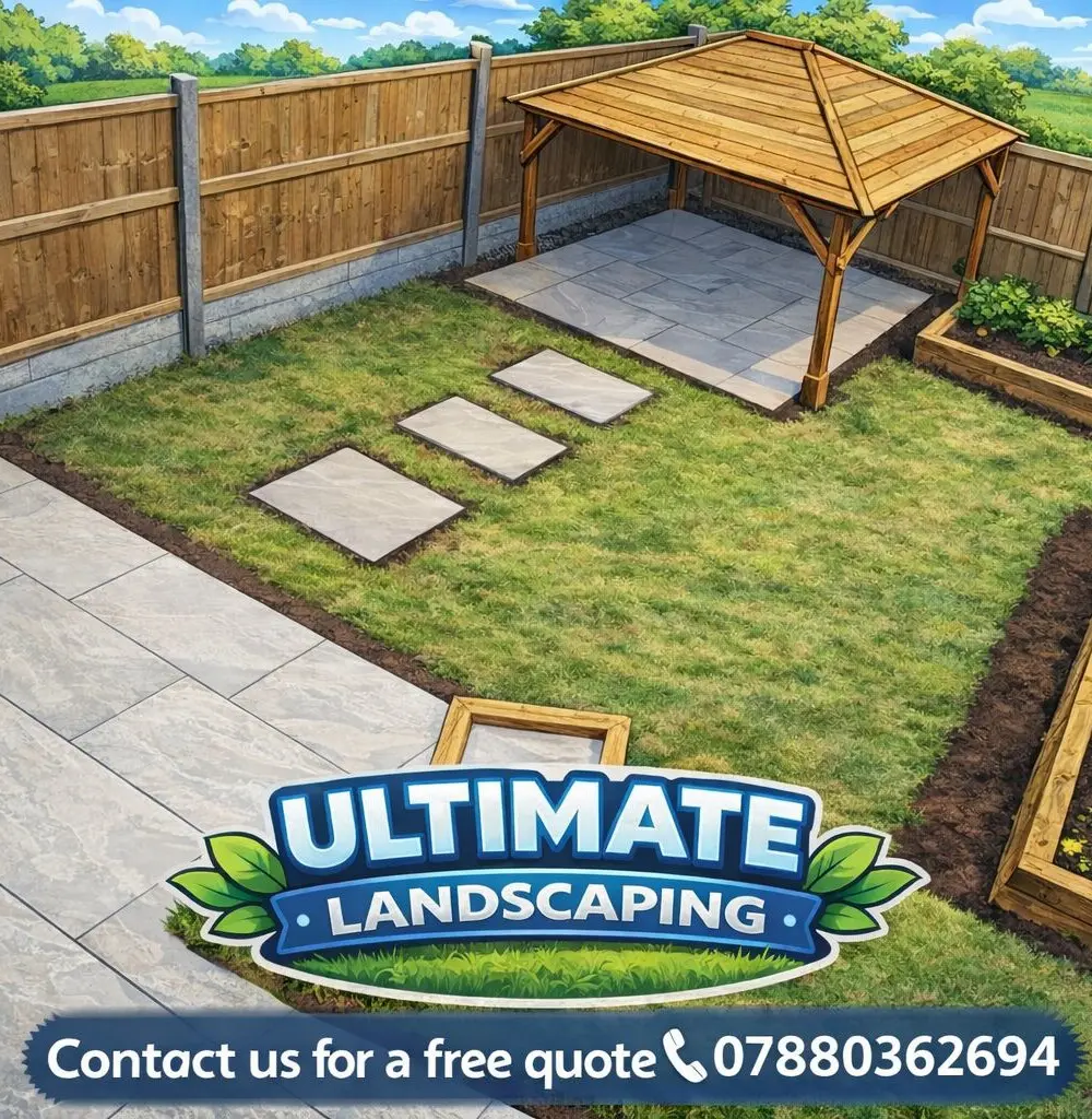 Ultimate Landscaping - Professional garden transformation with patio and raised beds in Orpington and Maidstone
